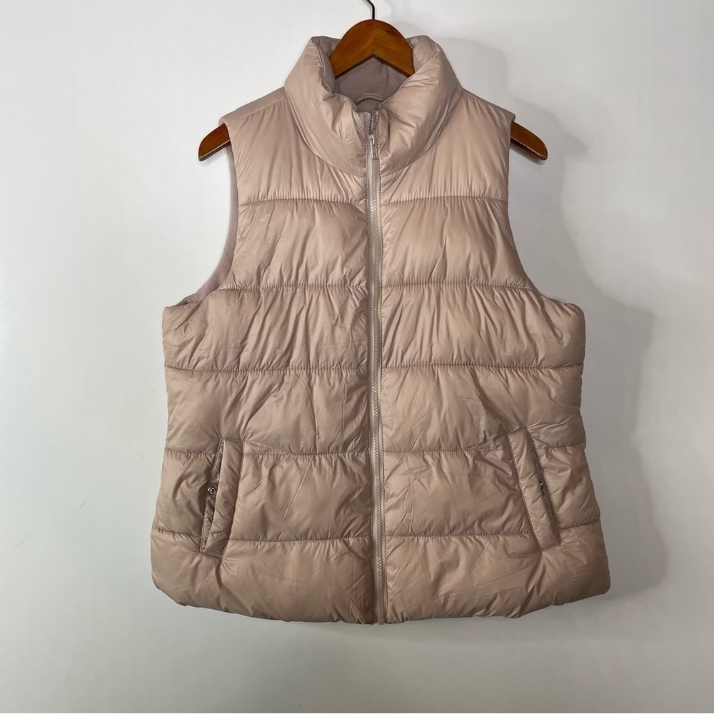 Old Navy Blush Puffer Vest Size Large